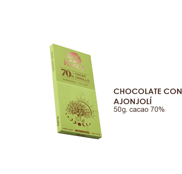 chocolate con ajonjolí
