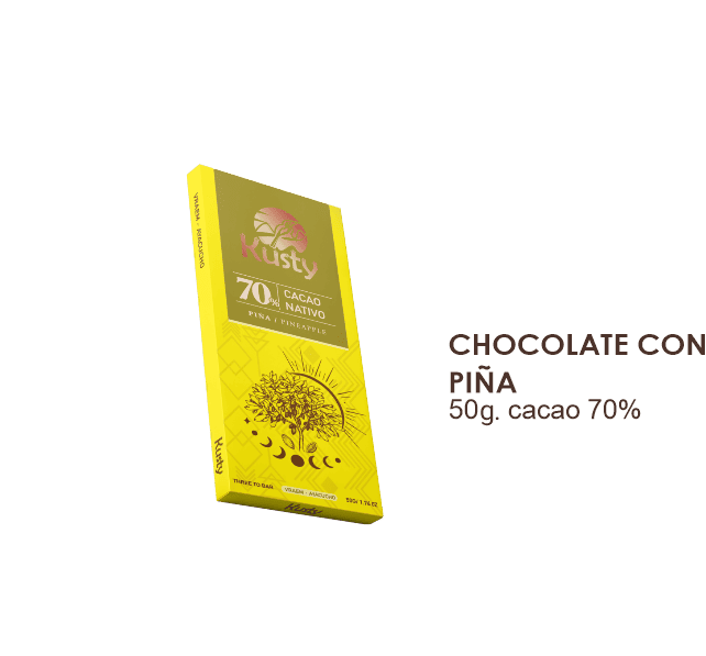 chocolate con piña
